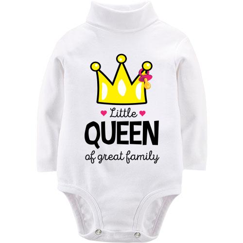 Детский боди LSL Little queen af great family