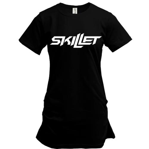 Подовжена футболка Skillet