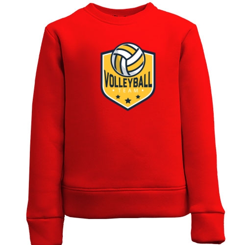 Детский свитшот volleyball team logo