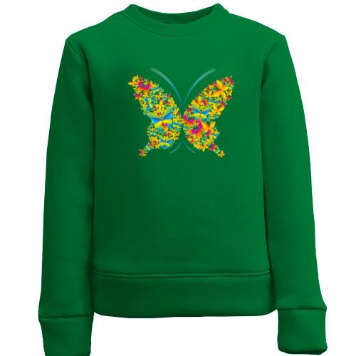 Детский свитшот с бабочками (1)