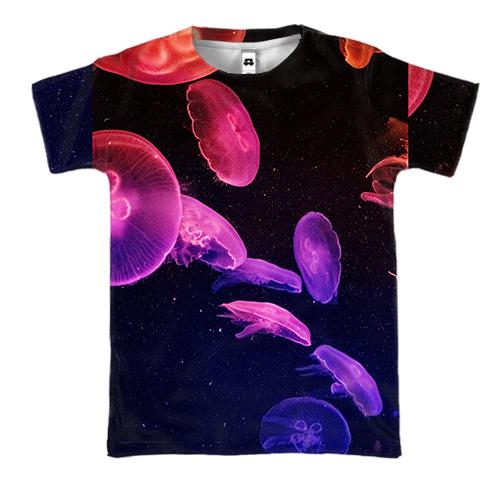 3D футболка медузи 4