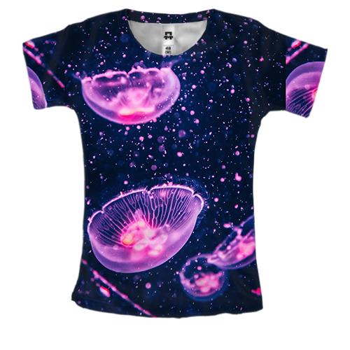 Жіноча 3D футболка медузи 7