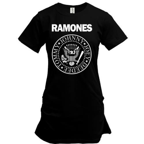 Подовжена футболка Ramones