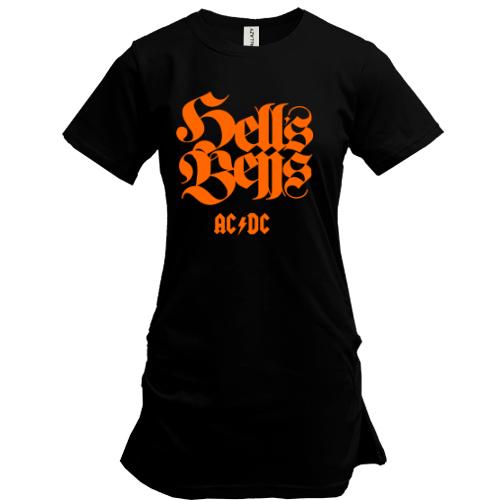 Подовжена футболка AC/DC - Hells Bells