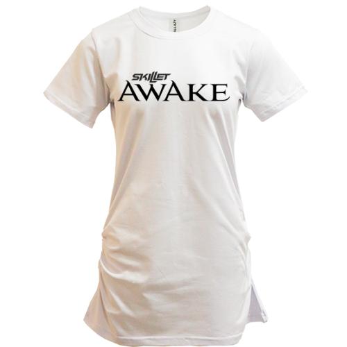 Подовжена футболка Skillet Awake