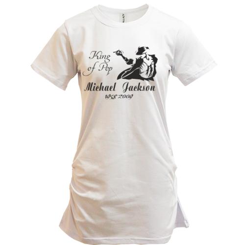 Подовжена футболка Michael Jackson - King of POP