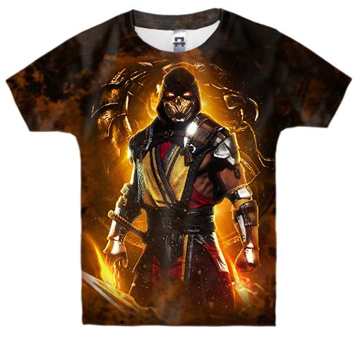 Дитяча 3D футболка Mortal Kombat - Scorpion