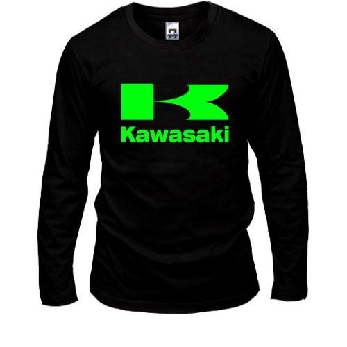 Лонгслив с лого Kawasaki