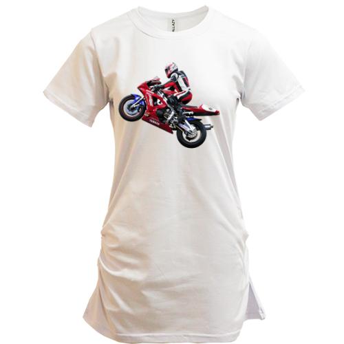 Подовжена футболка Yamaha Bike