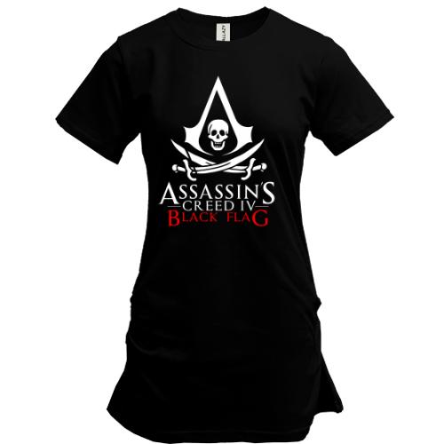 Подовжена футболка з лого Assassin's Creed IV Black Flag