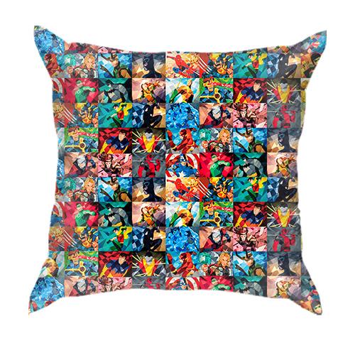 3D подушка с героями комиксов (2)