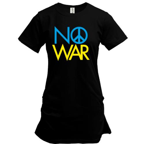 Подовжена футболка No War