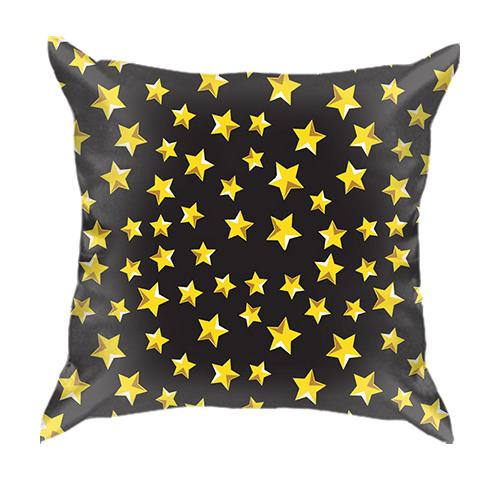 3D подушка со звездами
