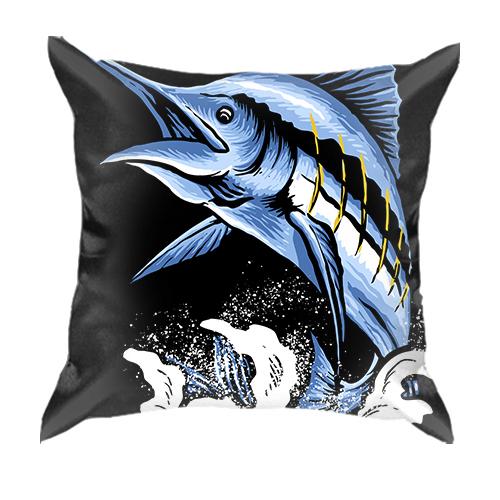3D подушка з рибою мечем