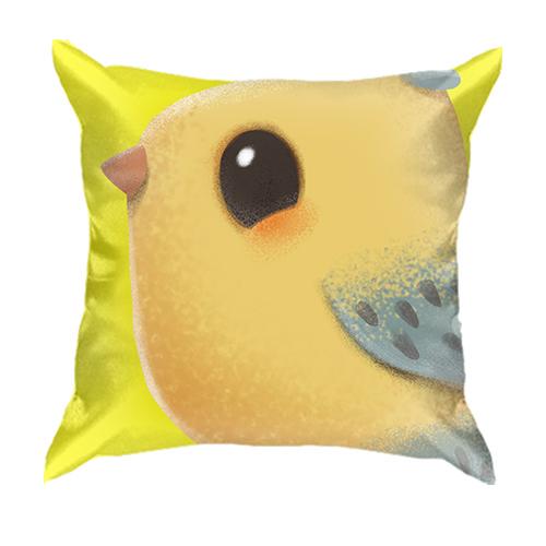 3D подушка Cute yellow bird
