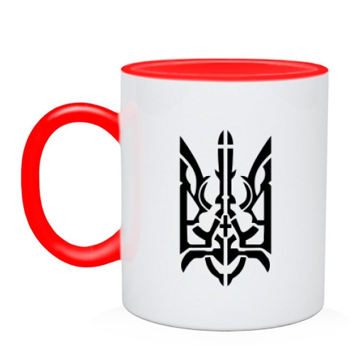 Чашка зі стилізованим гербом України (2)