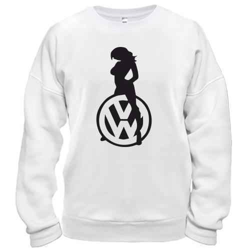 Свитшот Volkswagen (лого с девушкой)