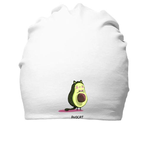 Хлопковая шапка с котом авокадо (Avocat)