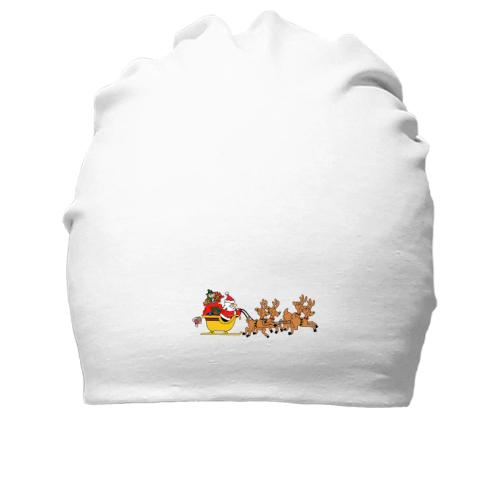 Хлопковая шапка Санта везет подарки
