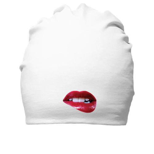 Хлопковая шапка Красивые женские губы