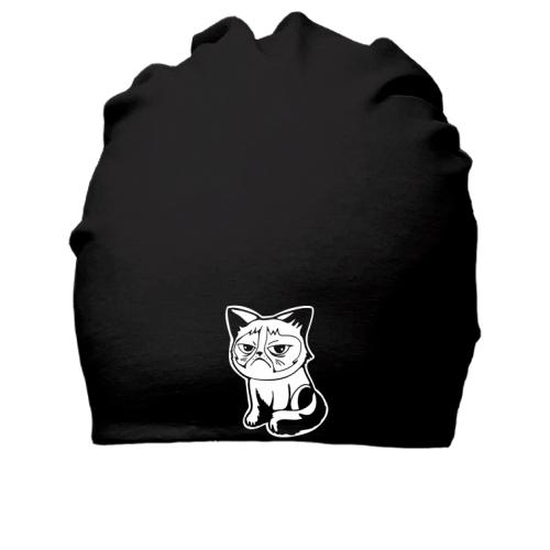 Хлопковая шапка Злой кот