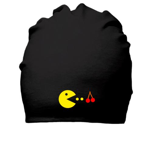 Бавовняна шапка Pacman з вишнею