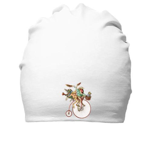 Хлопковая шапка Жабы на велосипеде