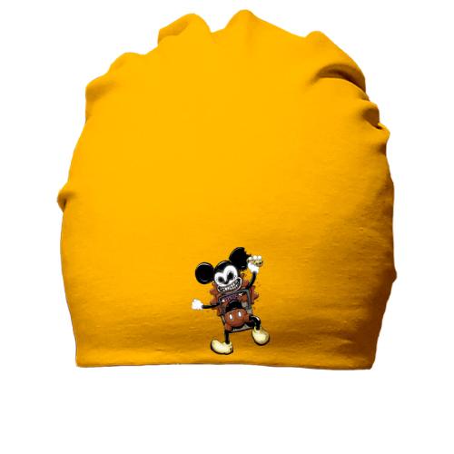 Хлопковая шапка с Микки Маусом в мышеловке