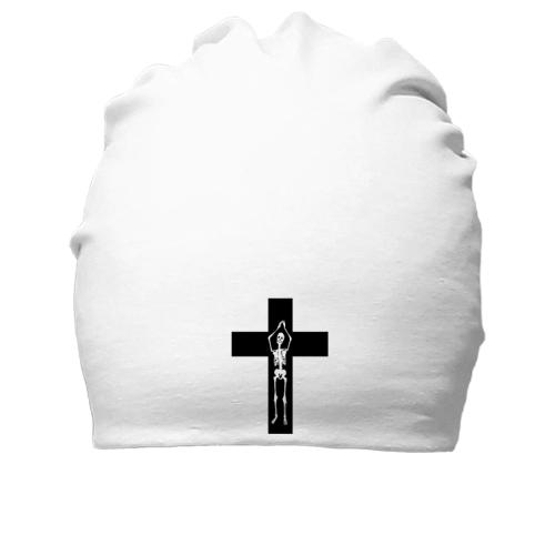 Бавовняна шапка Хрест зі скелетом