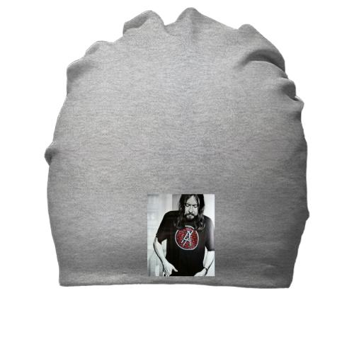 Бавовняна шапка з Єгором Лєтовим в футболці Антіхайп