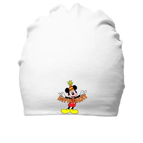 Бавовняна шапка Mickey Happy birthday