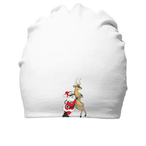 Хлопковая шапка Крутой Мороз и Олень