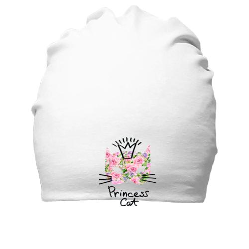 Хлопковая шапка Princess cat (из цветов)
