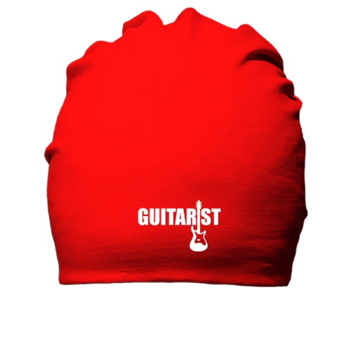 Бавовняна шапка з гітарою 