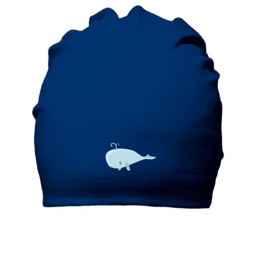 Хлопковая шапка с иллюстрированным китом