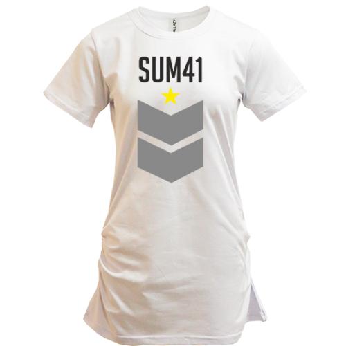 Подовжена футболка Sum41