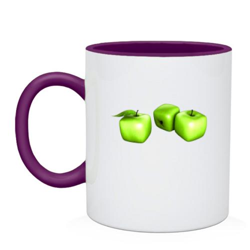 Чашка Квадратные яблоки (АРТ)