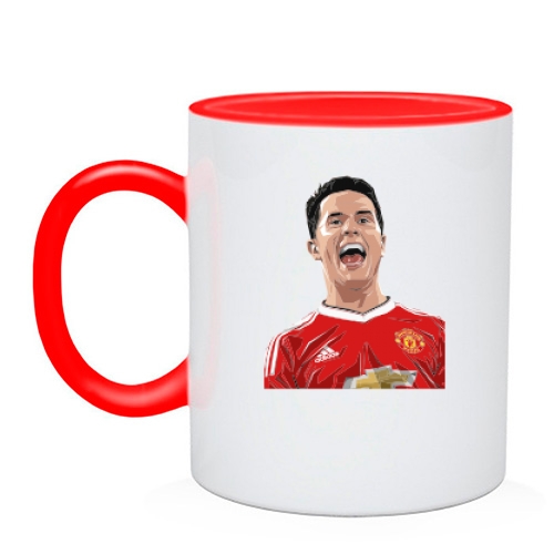 Чашка с футболистом Манчестера