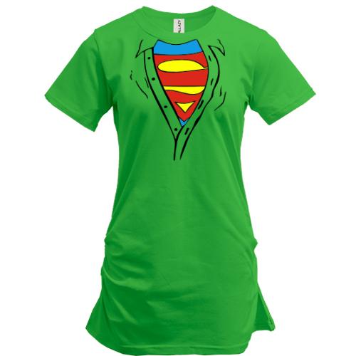 Подовжена футболка із секретом - Superman