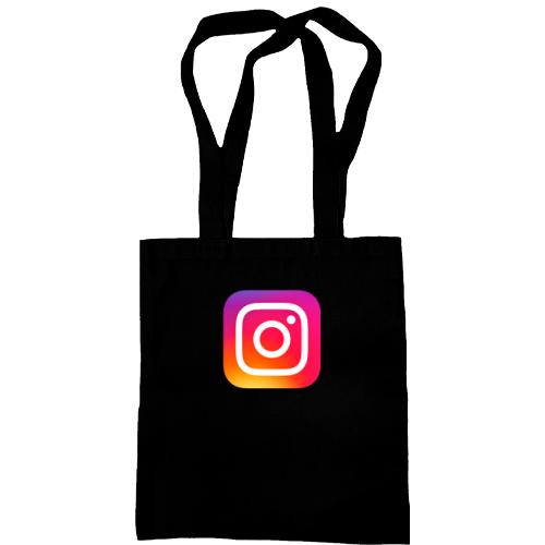 Сумка шопер с логотипом Instagram