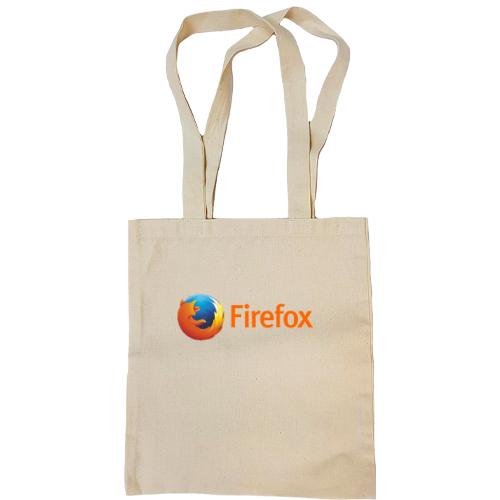 Сумка шоппер с логотипом Firefox