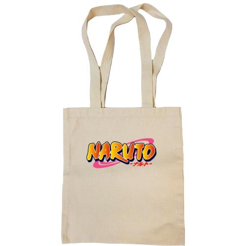 Сумка шоппер с лого Naruto