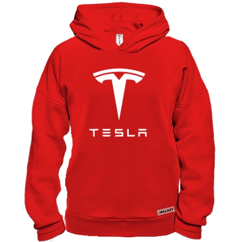Худі BASE з лого Tesla