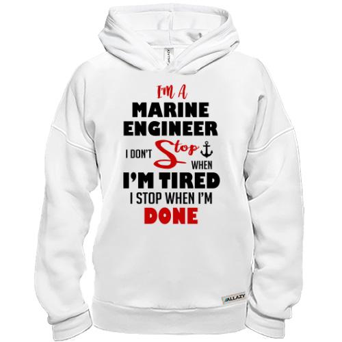 Худі BASE I'm marine engineer
