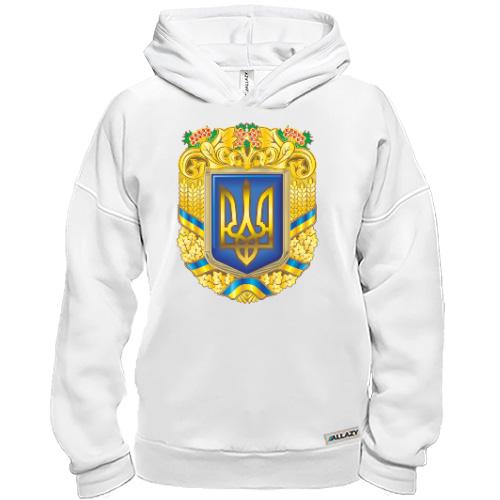 Худи BASE с большим гербом Украины (3)