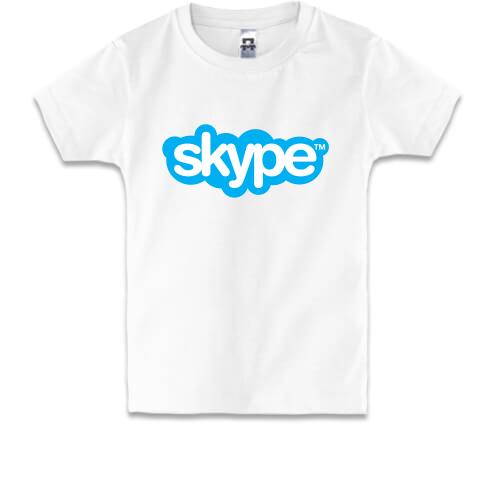 Детская футболка Skype