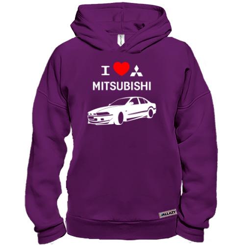 Худи BASE I love mitsubishi