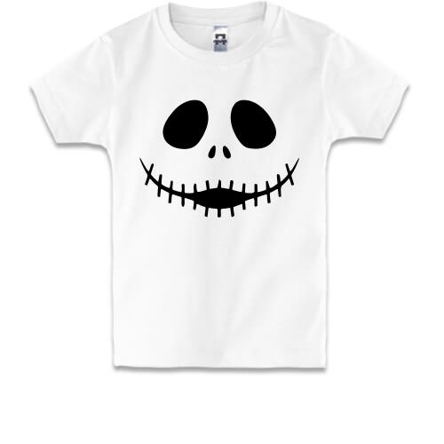 Детская футболка Призрак с зашитым ртом