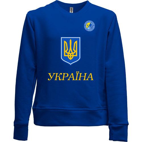Детский свитшот без начеса Сборная Украины по хоккею