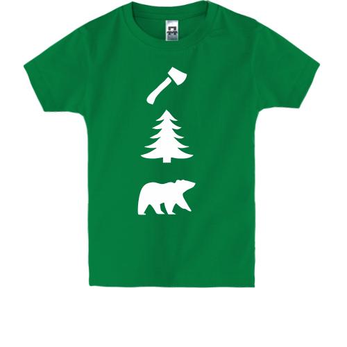 Детская футболка ICONSPEAK the lumberjack story